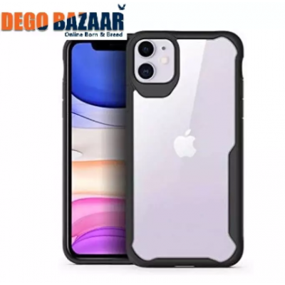 Original ipaky Apple iPhone 11 Auto Focus PC + TPU Ultra-Thin Hybrid Hard Protect Case Shock Absorption Back Transparent Clear Bumper Cover for Apple iPhone 11